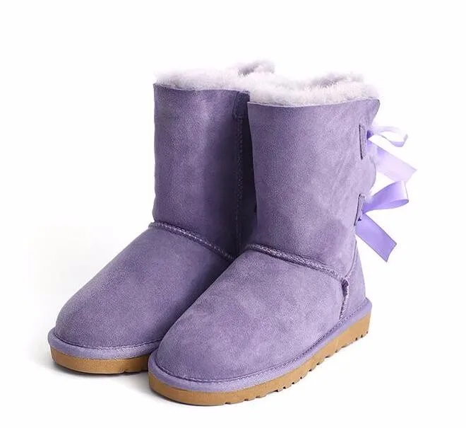 Австралийские модные высококачественные водонепроницаемые зимние ботинки из натуральной овечьей кожи женские зимние ботинки из шерсти с натуральным мехом
