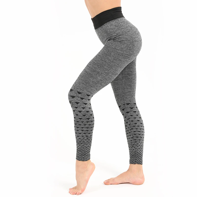 Fashion Women Gyms Leggings High Elastic Leggings Printing Women