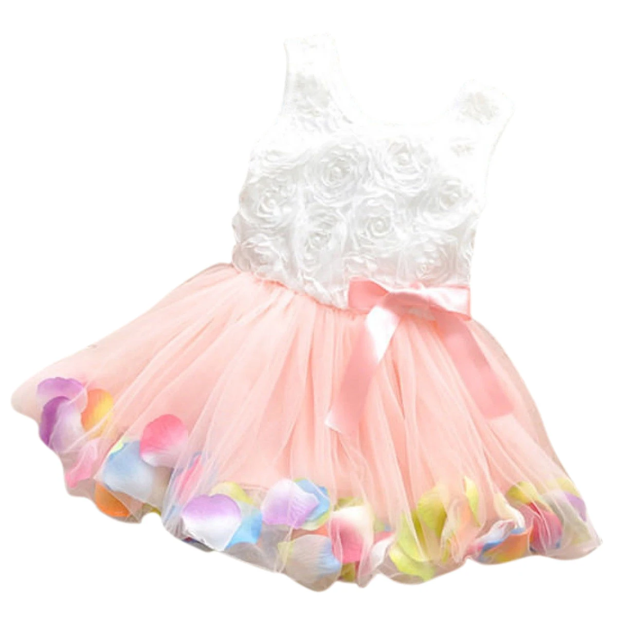 Baby Girl Toddler Occasion Party Wedding Birthday Flower Summer Kids