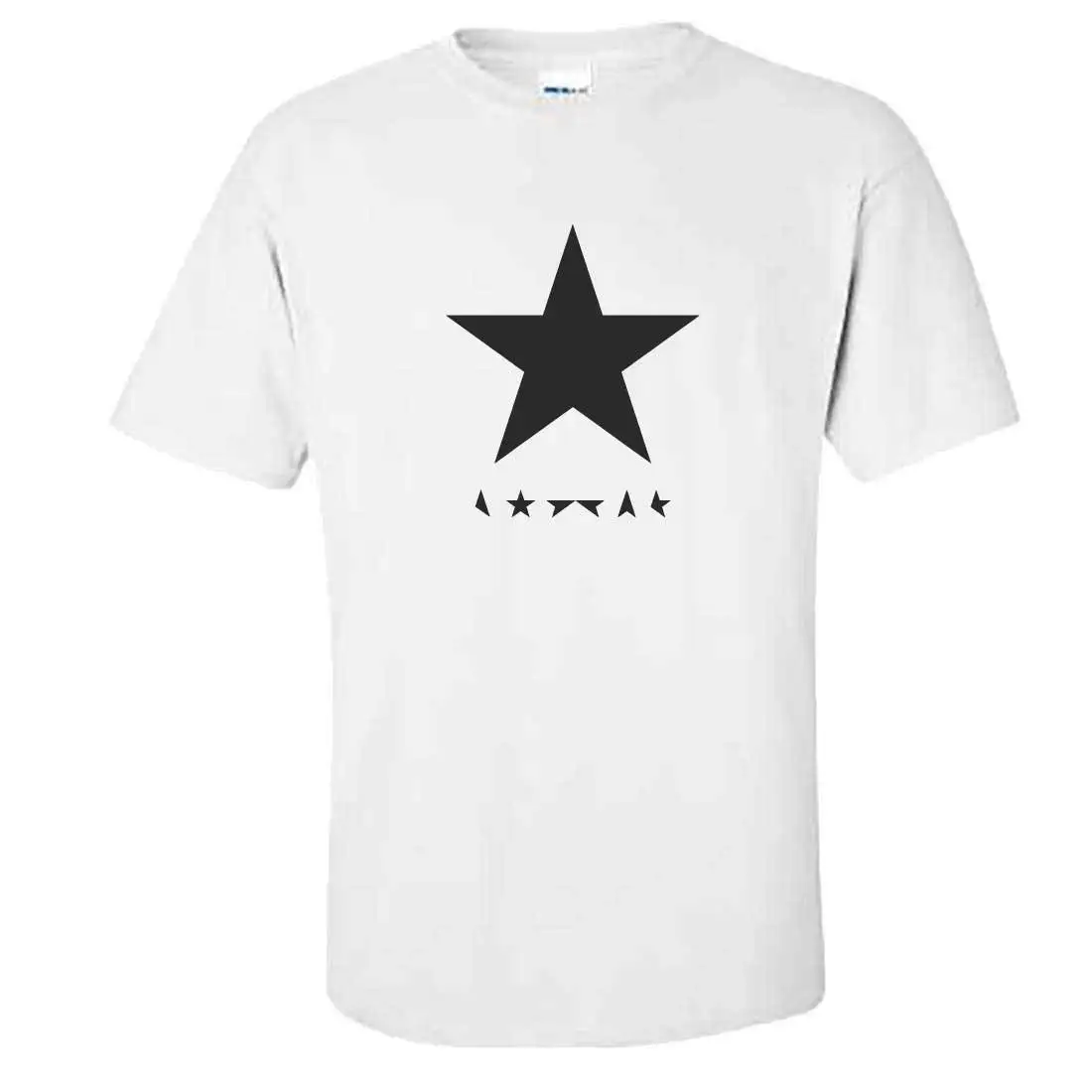 Футболка David Bowie черная звезда музыка фестиваль Повседневная футболка с коротким