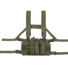 Открытый тактический нагрудная установка страйкбол охотничий жилет Molle Чехол простой военный тактический жилет с подсумок