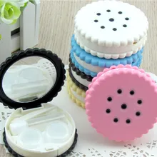 50 шт стекло конфетного цвета коробка держатели канцелярские контейнеры для контактных линз