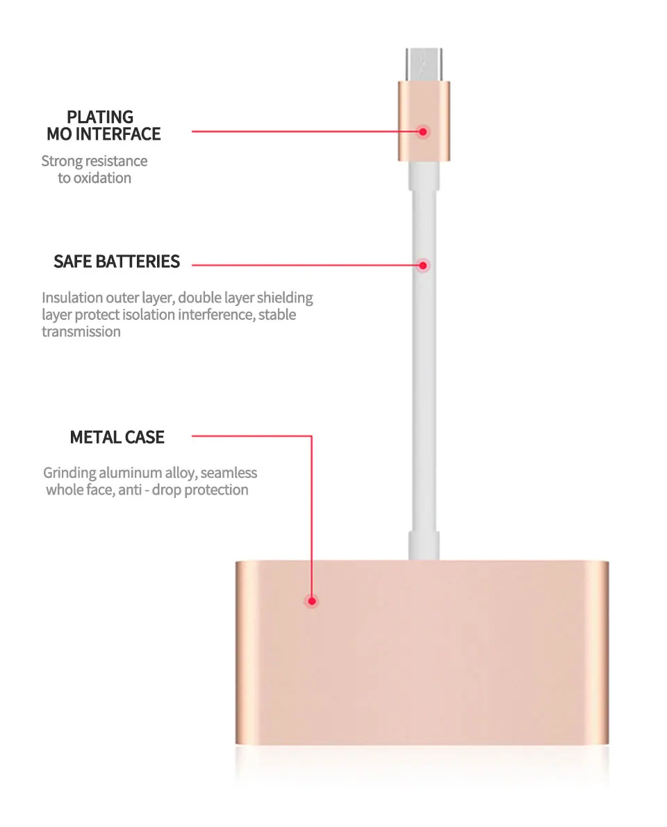  Type C to HDMI Cables USB 3.0 HDMI VGA Adapter  4K Thunder bolt 3 for New Macbook  Huawei  P20 Pro P20 Xiaomi USB HDMI (14)