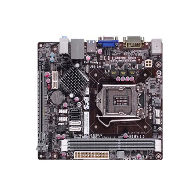 Для ECS H81M оригинальный использовать H81 1150 DDR3 17*19 |