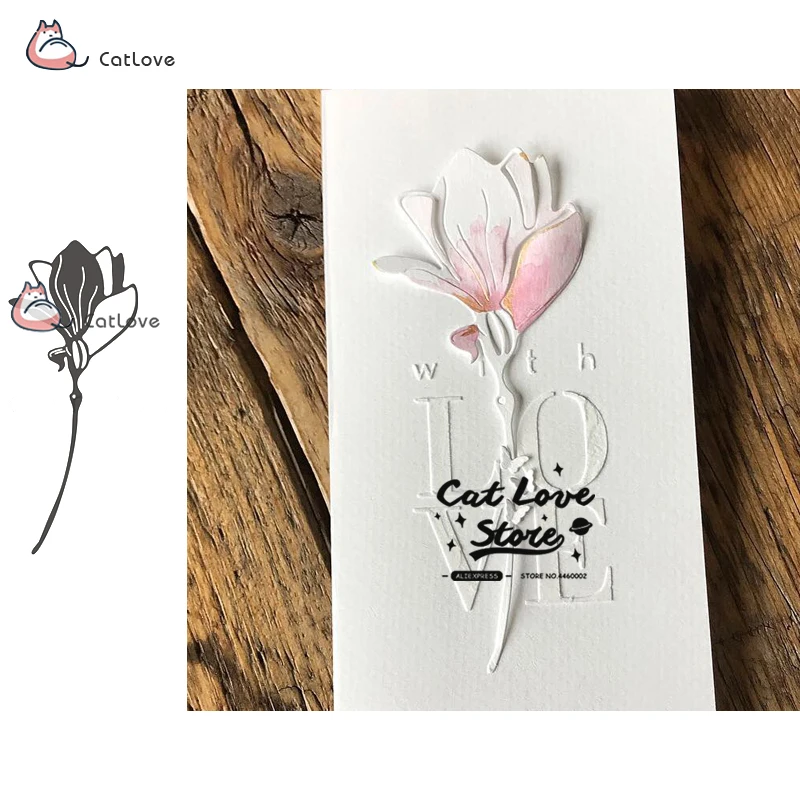 

Flower Plant Metal Cutting Dies Stencils For DIY Scrapbooking Paper Card Decorative Craft Dies Embossing Die Cuts New 2019