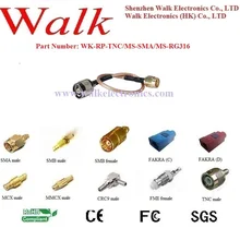 RP-TNC мужской SMA мужской RG316 кабель, TNC SMA RG316 кабель, TNC антенный кабель