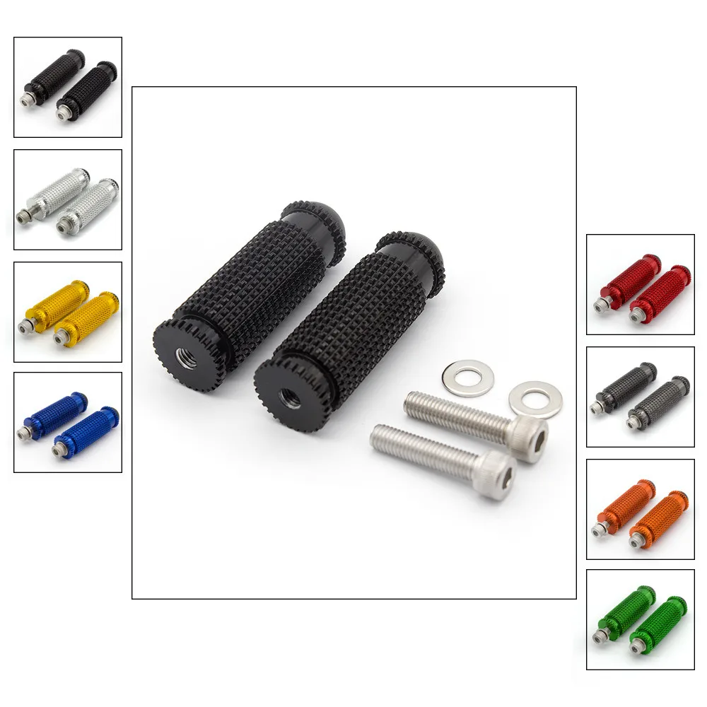 

8mm CNC Footpegs Foot Pegs Footpeg Motorcycle Foot Footrest Foot Pegs Pedal For Honda CBR500R CBR400R CB500F CB400F CBR300RR