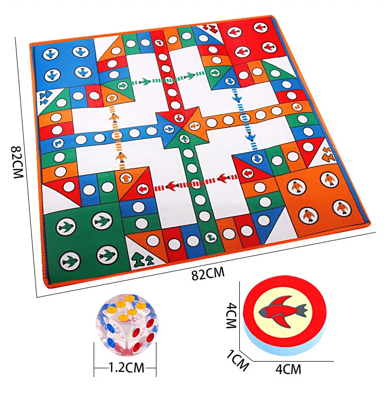 1 компл. 82*82 см аэроплан шахматы ползать головоломка Летающие шахматы Водонепроницаемый играть Людо игра детские развивающие игрушки