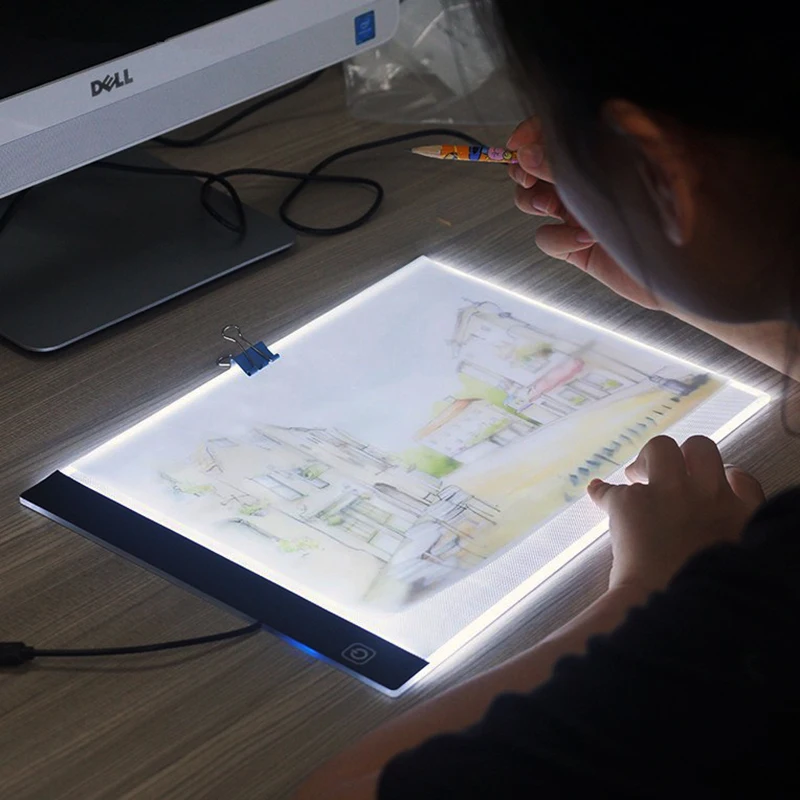 

Three Level Dimmable A5 Size Led Light Pad,Tablet,Tools,Accessories for Diamond Painting Protecting Eyes for Diamond Embroidery