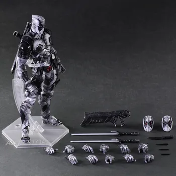 

ALEN Figure X gray version of Deadpool X-Men play art dead pool PVC doll collection model doll toy gift 25cm