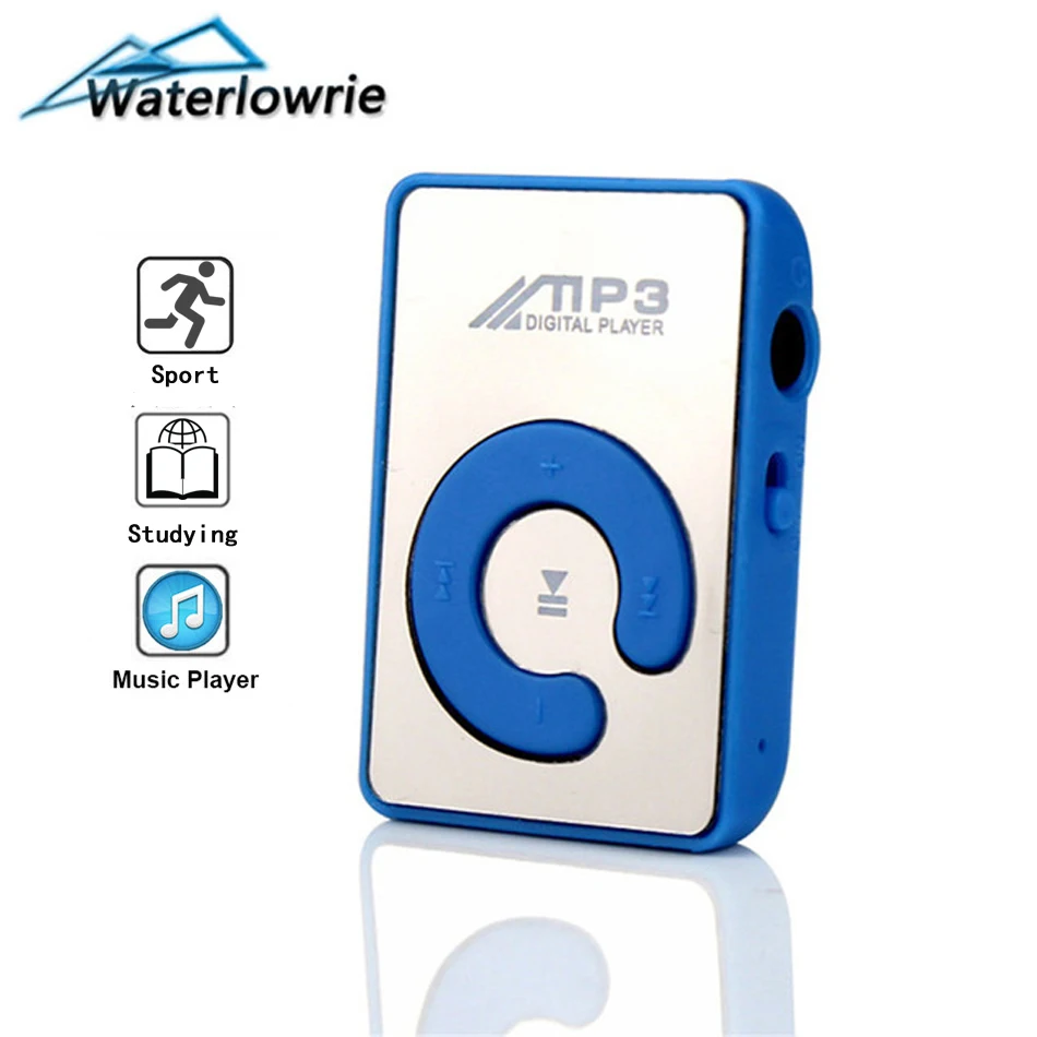 

Sport MP3 Player Mini Clip mp3-player Music lecteur mp 3 walkman Support 8G Micro SD TF Card For running Exercise Fitness
