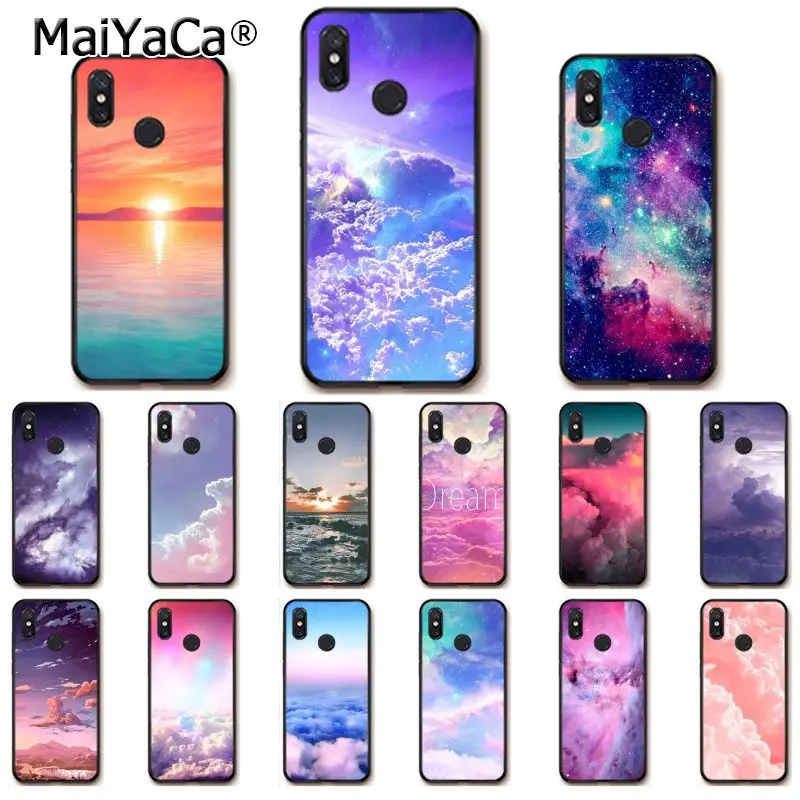 MaiYaCa облака Искусство милый kawaii небо Космический Чехол для телефона Xiaomi Redmi8 4X 6A S2