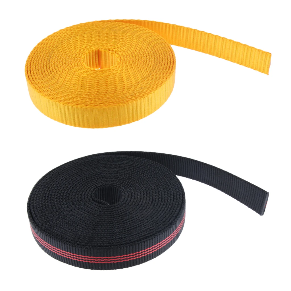 23KN Flat Strap Rope Runner Webbing Sling Belt for Mountaineering Rock Climbing Caving Rappelling Rescue Climbing Flat Strap 