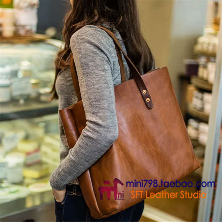 Ручная версия ToteBag кожаная сумка для рисования бумажная BDQ-58 | Дом и сад