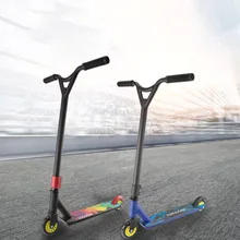 Profissional stunt scooter bmx guiador scooter esportes radicais profissional
