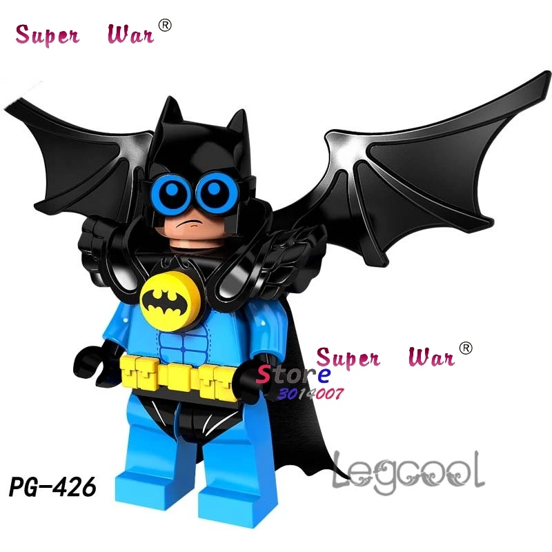 

1PCS model building block action superheroe The Avengers Bat Robin house party series diy toys for children gift
