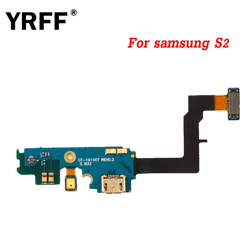 YRFF A+++ док-станция USB порт зарядный разъем гибкий кабель для samsung Galaxy S2 i9100 GT-i9100 USB часть шлейф с микрофоном