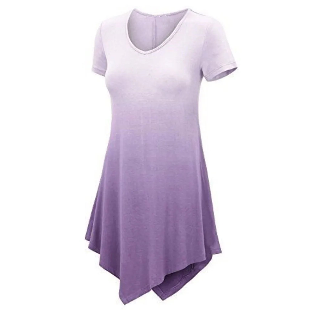 Женское Короткое платье свободного покроя FREE OSTRICH Элегантное синее большого