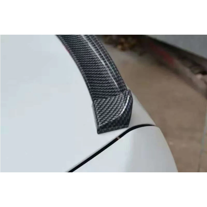 for toyota corolla fake Carbon Fiber Rear Trunk lip Spoiler Wing