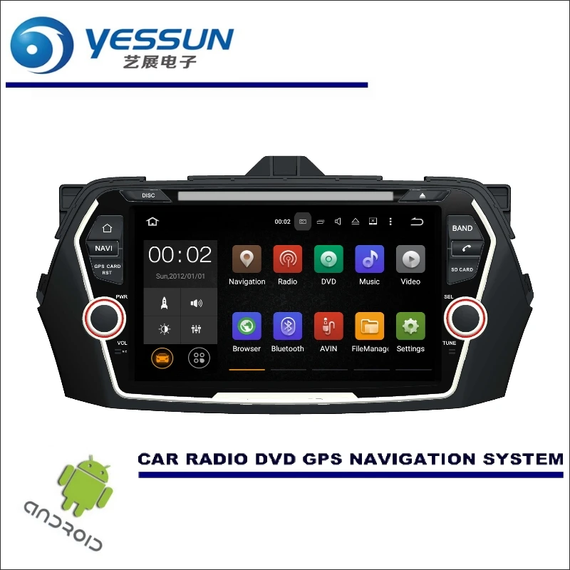 

YESSUN Car Multimedia Navigation For Suzuki Ciaz / Alivio 2014~2017 GPS Player Navi Radio Stereo HD Wince / Android no CD DVD