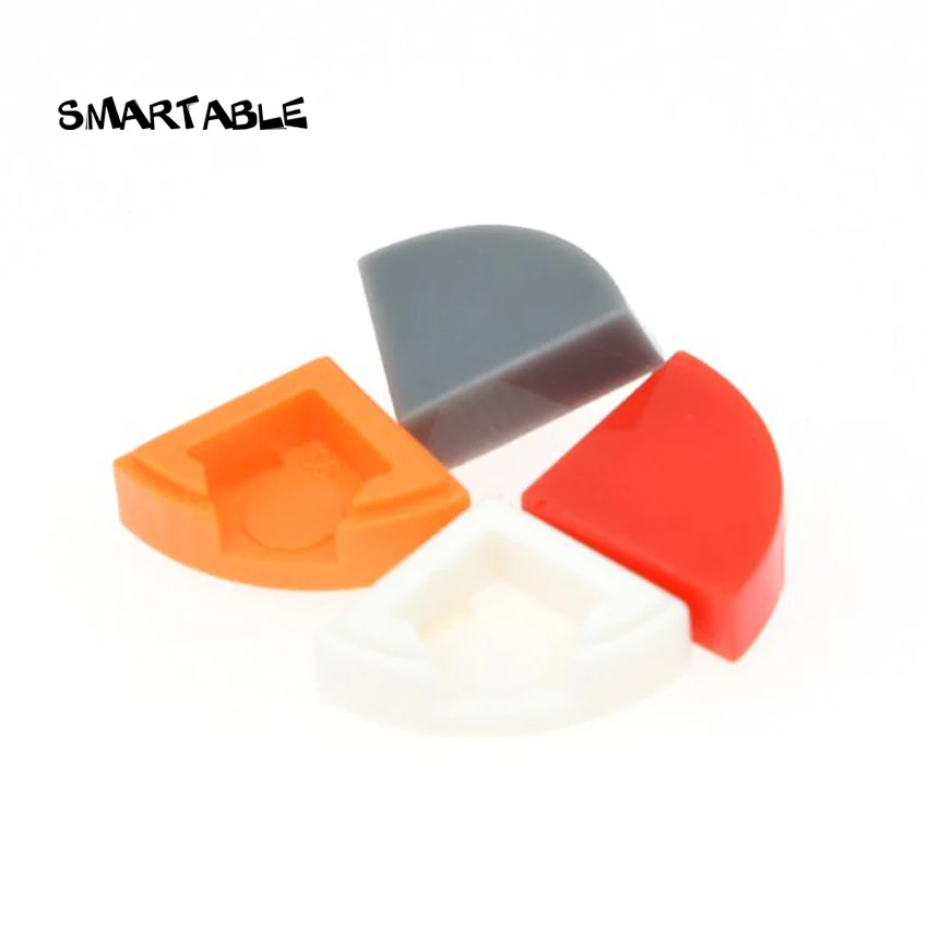 

Smartable Tile Round 1x1 Quarter Building Blocks MOC Parts Toys For Kid Compatible Major Brands 25269 Technic City 200pcs/lot