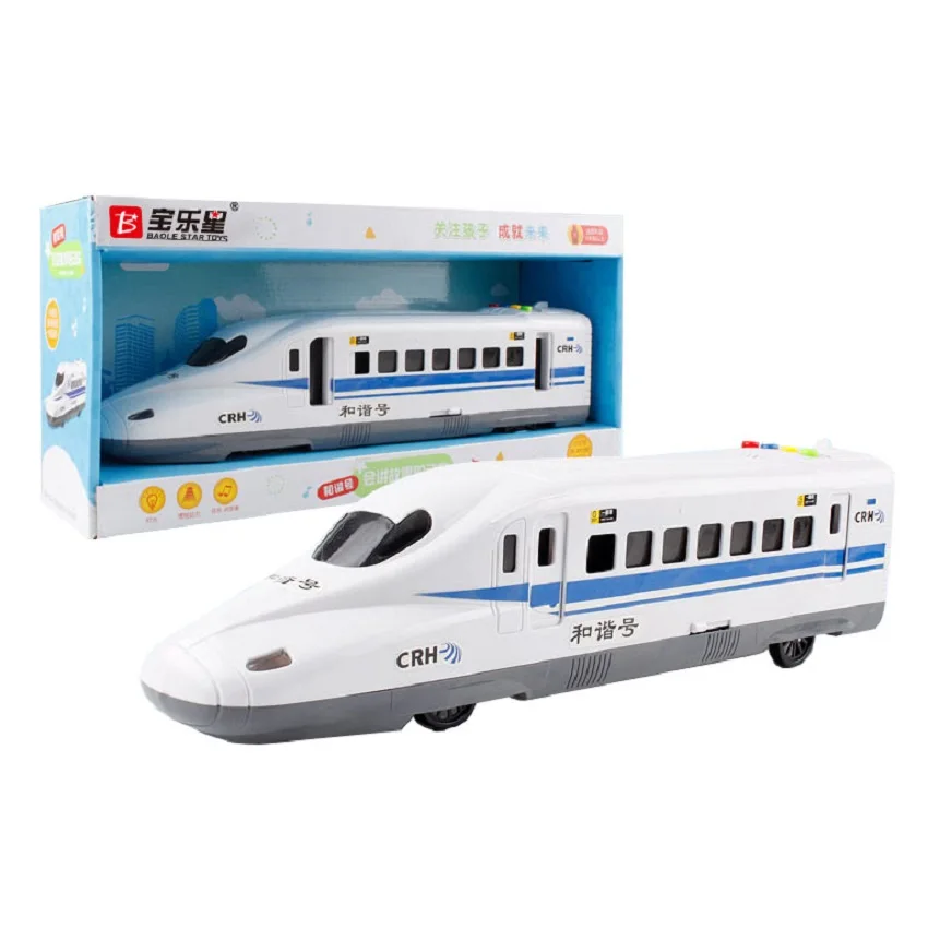 thoma s group high-speed train simulation harmony number electric train toy Wanxiang music light inertia scooter gift LINT