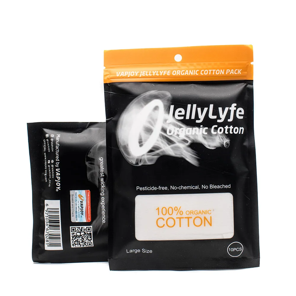 Electronic Cigarette 100% Organic Cotton Vapjoy Jellylyfe