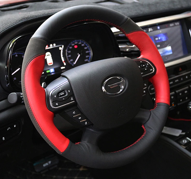 Lsrtw2017 for Trumpchi Gs3 Gs7 Gs8 Car Steering Wheel Cover Trims Protector Interior Accessori