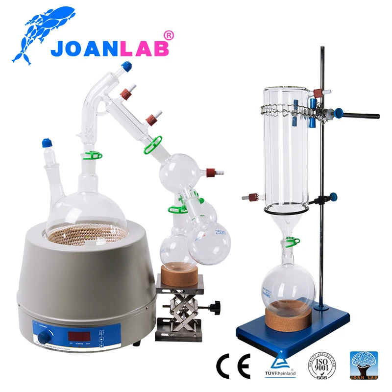 JOANLAB стекло для перегонки на коротком пути с холодной ловушкой лабораторное