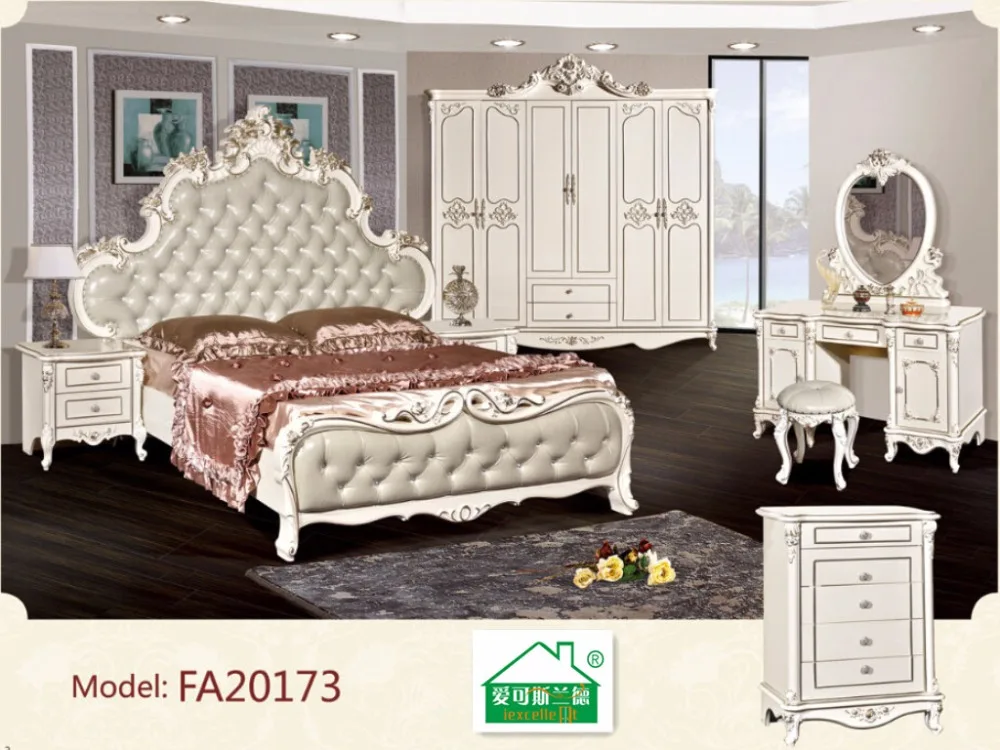 High End Solid Wood Clic Bedroom Suites Six Woolly White Solid Wood Clic Bedroom Suites