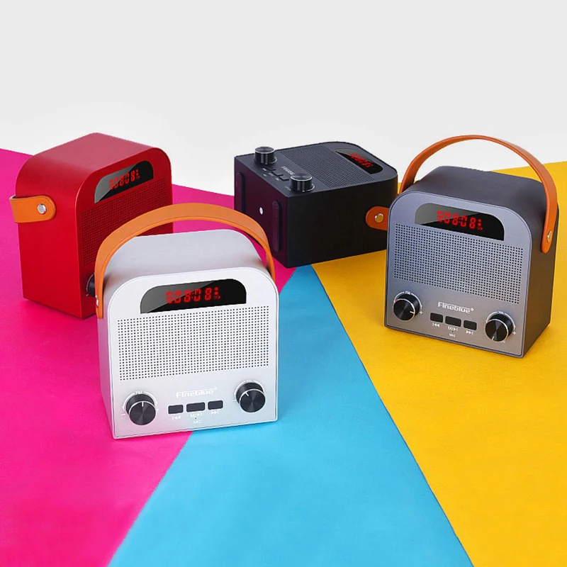 FM888 беспроводной Bluetooth 4 2 динамик с FM TF картой воспроизведение Aux вход 2000 мАч