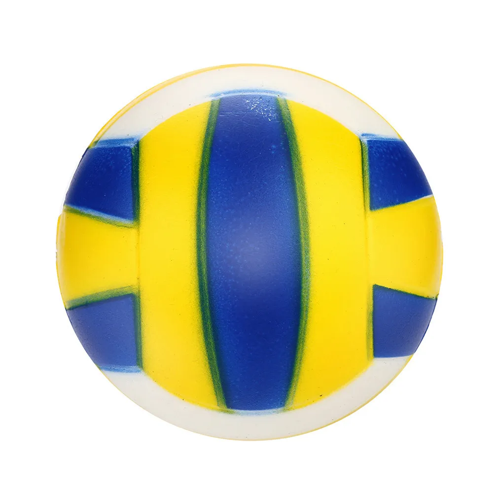 

2018 Toy kids 9cm Rubber Volleyball Beach Ball Holiday Party Swimming Boys Girls children Fun Slow Rising Games toys