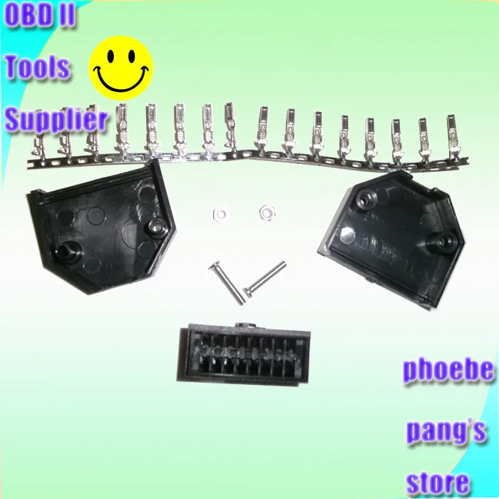 

2015 New! OBD Female Plug OBD2 16Pin Connector OBD II Adaptor OBDII Connector Wholesale &Retail 50pcs DHL EMS Fast Delivery