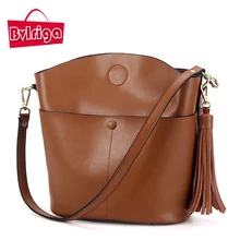 BVLRIGA Frauen messenger bags luxus handtaschen frauen taschen designer frauen leder handtaschen bolsa marken frauen umhängetasche quaste