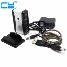 Горячие Новые 7 Порты и разъёмы USB 2,0 Высокое Скорость концентратор AC Мощность адаптер для ноутбука