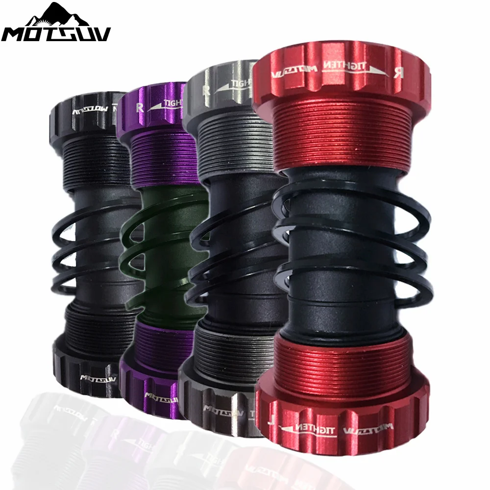 

Bottom Bracket 68/73mm Bike Bicycle Axis MTB Road Cycling Bottom Bracket Waterproof CNC Aluminum Alloy BB Crank Set Axis Parts