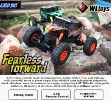 WL 18428-B 1:18 2.4Ghz 4WD Rock Crawlers Off-Road Vehicle RC Car Toy
