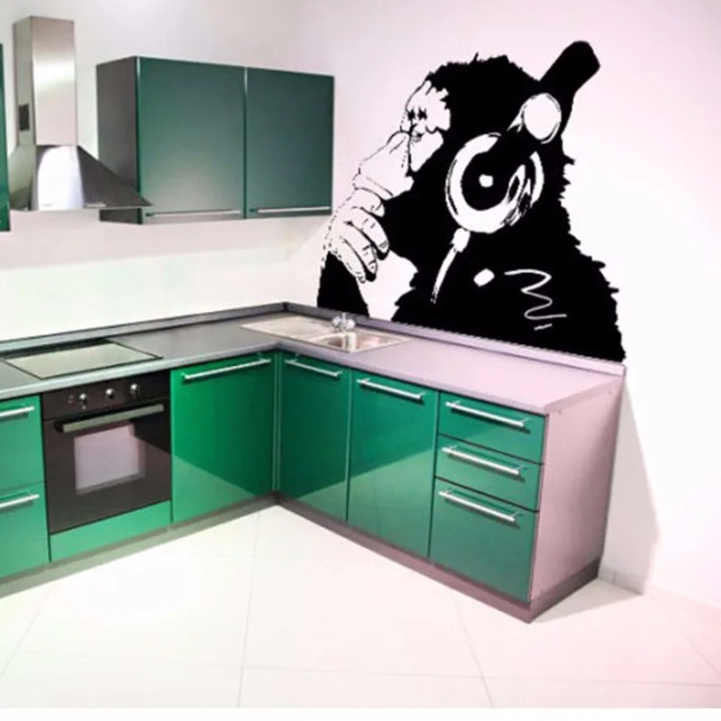 バンクシービニール壁デカール 猿ヘッドフォンでバンクシースタイル壁アート壁画装飾 バンクシー猿壁ステッカーホーム装飾 Vinyl Wall Decals Wall Decalsstickers Home Decor Aliexpress バンクシービニール壁デカール 猿ヘッドフォンでバンクシースタイル壁アート壁画装飾 バンクシー猿壁ステッカーホーム装飾 Vinyl Wall Decals Wall Decalsstickers Home Decor Aliexpress