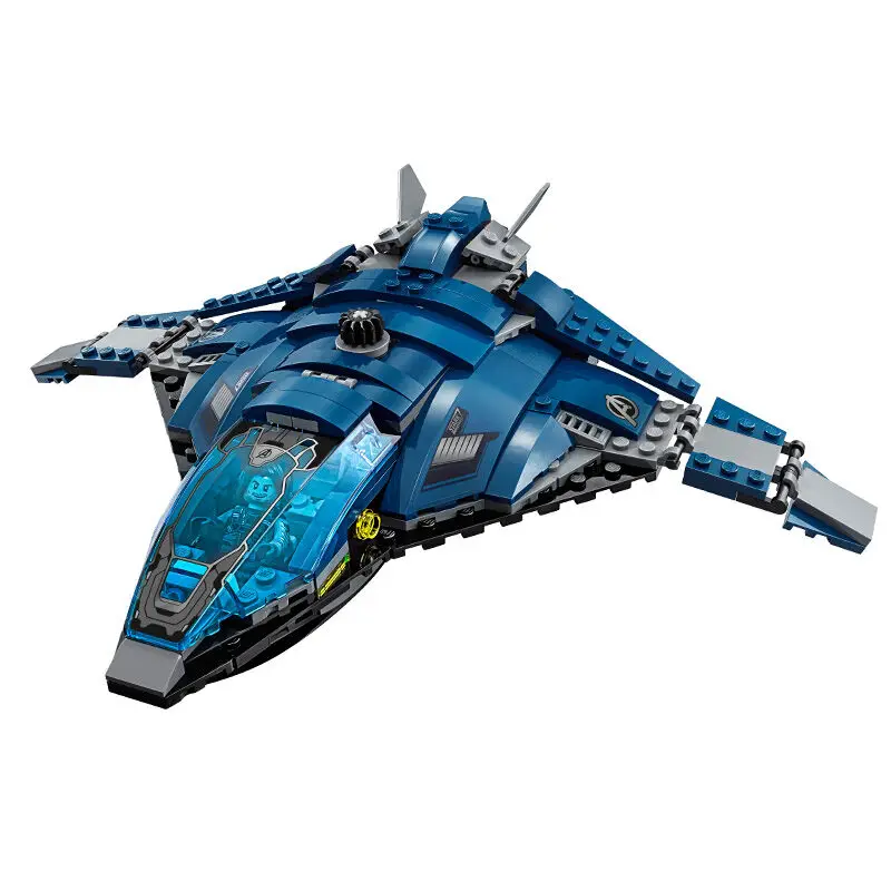 font b LEPIN b font 07034 Avengers Super Hero Airport Battle Model Building Kit Minifigure
