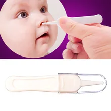Baby Dig Booger Clip Clean Ear Nose Navel Tweezers Babies Safety Forceps Infant Cleaning Supplies MSI-19