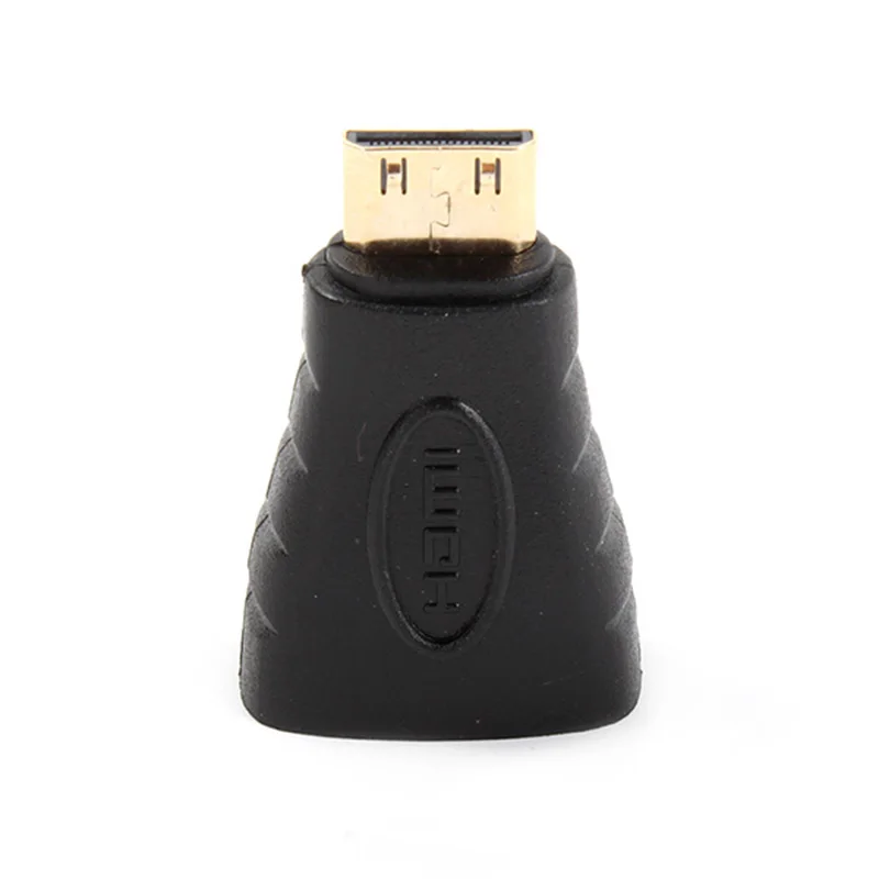 Эдаль мини HDMI к позолоченный Мужской женскому AV штепсельный адаптер