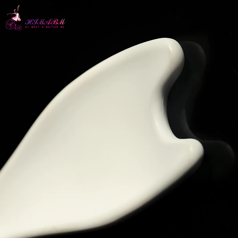 HIMABM Chinese Ceramic guasha board massage tool facial treatment scraping tool for body massage health beauty care HIMABM Chinese Ceramic guasha board massage tool facial treatment scraping tool for body massage health beauty care