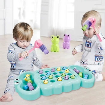 

Baby Toys Electric Play Hamster Music Toys Hammer Children Family Games Frog Hamster Toys Gift For Children Early Education