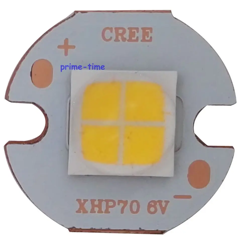 6Pドロップイン CREE XHP70.3HI 4000K フラッシュライト用
