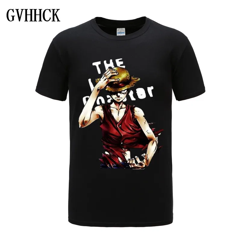 

Summer One Piece Luffy T shirt casual tshirt homme O neck streetwear man t-shirt boys clothes anime summer top tees camiseas
