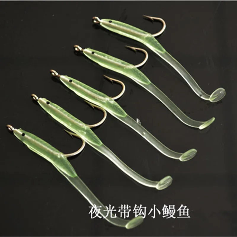 

10pcs per pack 5.6 cm/0.5g Soft Fishing Lure eel Fake Lure Isca Para Pesca Fishing Lures Soft Baits Leurre Fishing Tackle