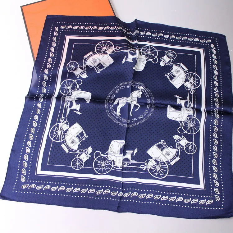 DANKEYISI Small Silk Man Scarf Men Pure Silk Handkerchief Women Hair Scarf Female Neck Square Scarf Bandana Headwear mens navy scarf Scarves