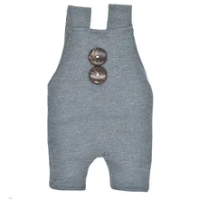 Новорожденный ребенок Фотография реквизит новорожденных трикотажные пуговицы комбинезон брюки