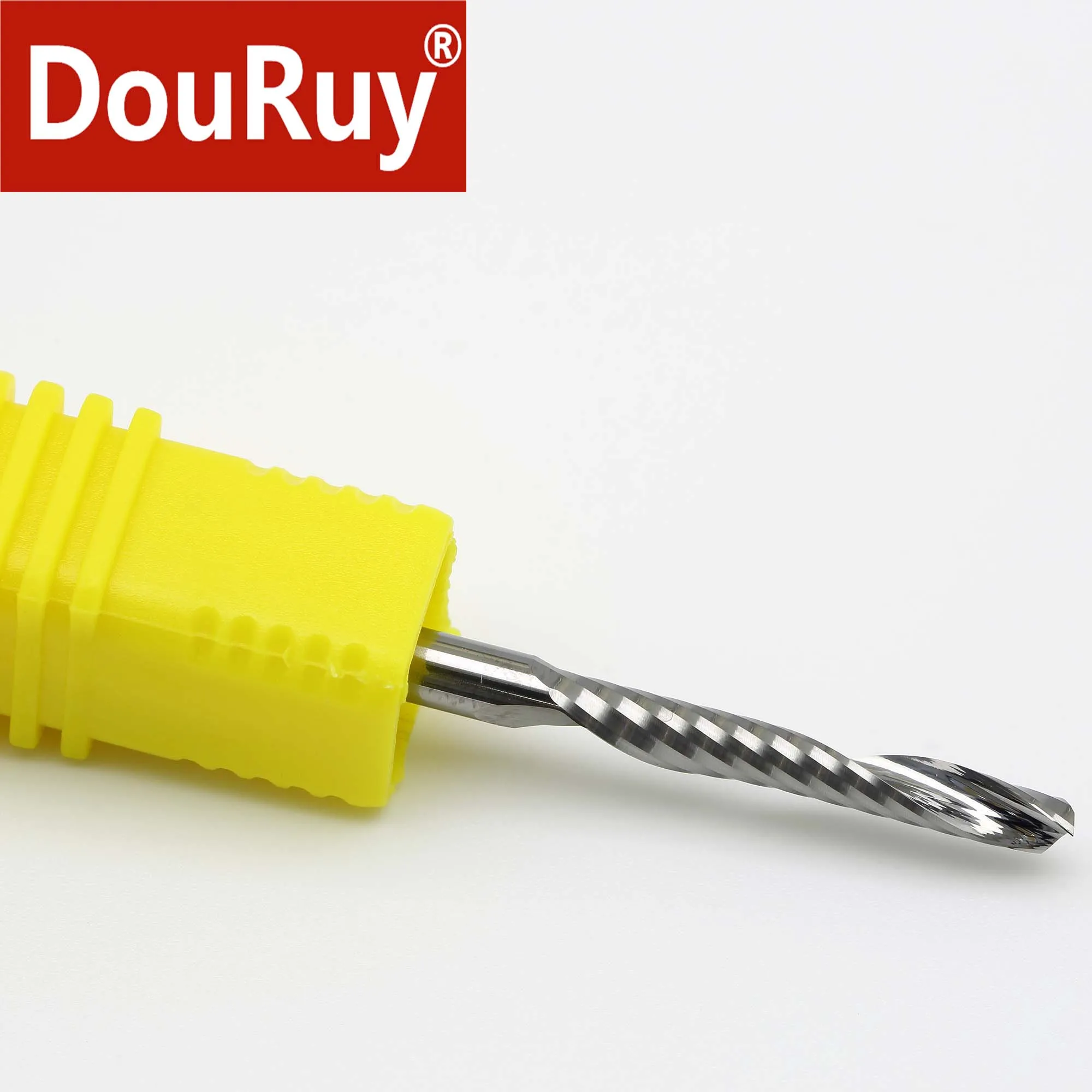 

5PCS shank dia 4mm one flute spiral router bits end mill milling cutter engraving tool for acrylic PVC plastic 2A series