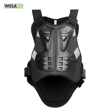 

WOSAWE Motorcycle Body Protect Vest Motocross Spine Chest Protector Guards Racing Riding Protective Gear Back Support Gear